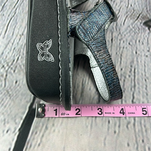 ALEGRIA 🦋 KLEO GLIMMER GLAM Iridescent Diamond Buckles Adjustable Sandals - Picture 8 of 17